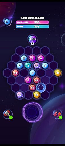 Bubble Planet 2048 - Screenshot 4