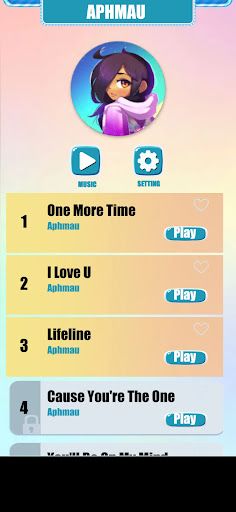 Aphmau Music Tiles Game - Screenshot 1