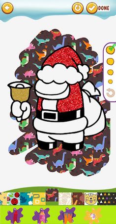 Glitter Christmas Coloring - Screenshot 4