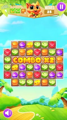 Cat Match 3 - Screenshot 2