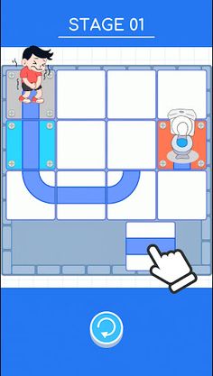 Toilet Slide Puzzle - Screenshot 1