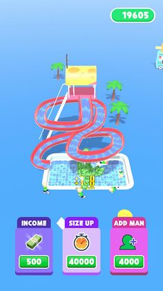 Idle water slide - Screenshot 2