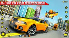 Lion Robot Car Game:Robot Game - Screenshot 4
