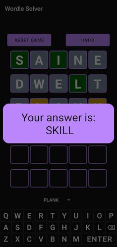 Solver for Wordle - Screenshot 4