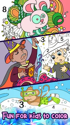 Color by Number for Kids Game - Screenshot 1