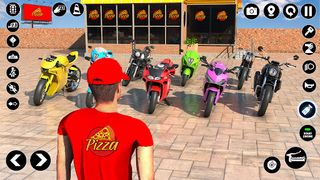 Bike Games Pizza Delivery - Screenshot 1