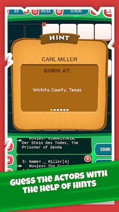 Actors Crossword Puzzle Game, - Screenshot 4