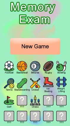 Memory Exam - Screenshot 3