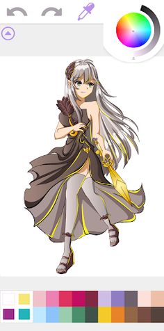 Anime Coloring Book Manga Game - Screenshot 3