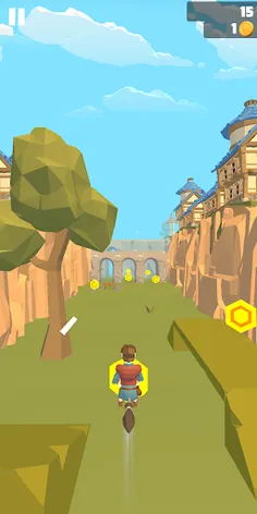 Flying Broom Runner 3D - Screenshot 3
