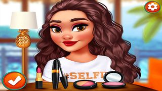 العاب بنات مكياج و تلبيس سمراء - Screenshot 1