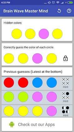 Brain Wave : 4 Attempts is a N - Screenshot 2