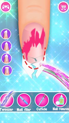 Acrylic Nail Art - Nail Games - Screenshot 1