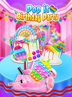 Pop It Birthday Party - Screenshot 1