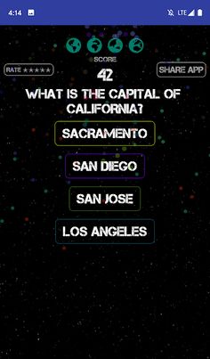 USA State Capitals Fun Game - Screenshot 3