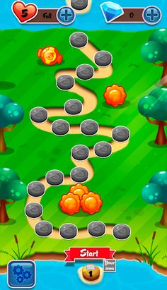Jelly Garden Match 3 Puzzle - Screenshot 1