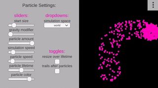 Particle Generator - Screenshot 1