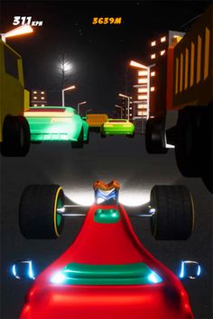 Traffic F1 Night Race - Screenshot 2
