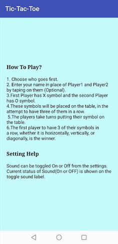 Tic-Tac-Toe - Screenshot 2