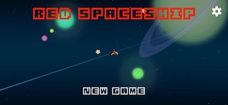 Asteroid 3D - Red SpaceShip - Screenshot 1