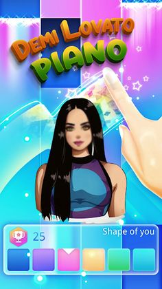 Demi Lovato Music Piano Tiles - Screenshot 2