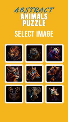 Abstract Animals Puzzle - Screenshot 1