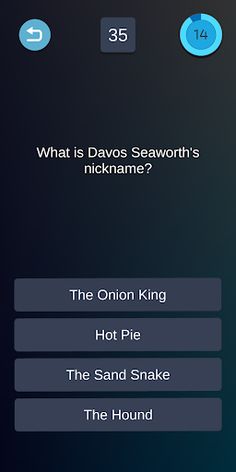 Game Of Thrones Quiz - Screenshot 4