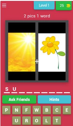 PuzzleBlast:2 Pics1 Word Game - Screenshot 1