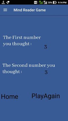 Mind Reader Game - Screenshot 3