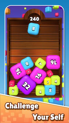 2048 3D Merge Cube Game - Screenshot 2