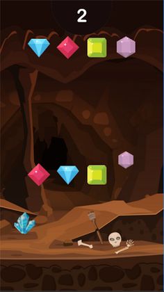Catch Falling Gems and Diamond - Screenshot 2