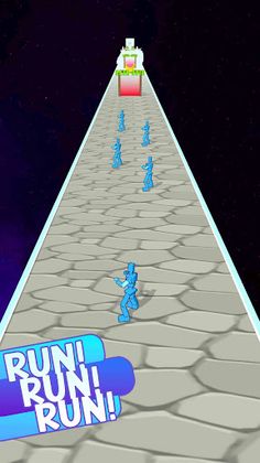 Big Head Runner 3D - Screenshot 1