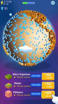 Idle World - Build The Planet - Screenshot 4