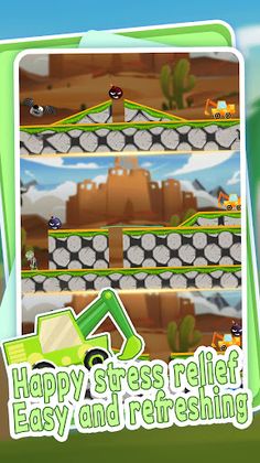 Line drawing excavator - Screenshot 1