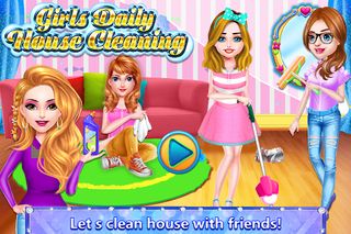 Girls daily house cleaning - Screenshot 1