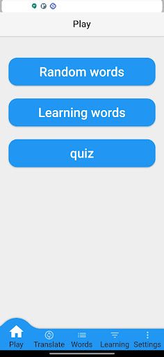 English vocabulary - Screenshot 1