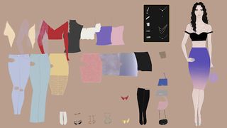 Dress Up October 옷입히기 - Screenshot 2