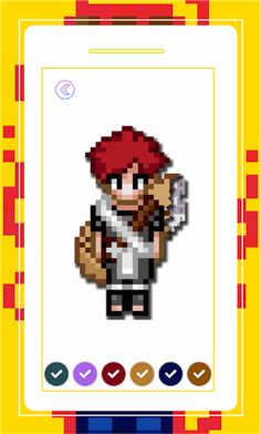 Sharingan Pixel Art - Screenshot 4