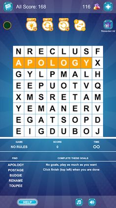 Infinite Words - Word Search - Screenshot 4