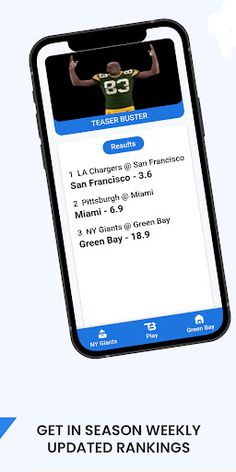 TeaserBuster - NFL Predictions - Screenshot 2