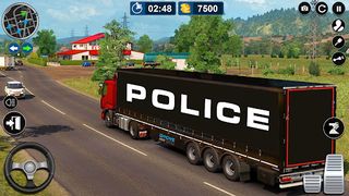 Police Truck Plane Transporter - Screenshot 2