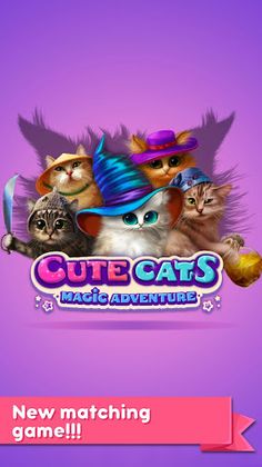 Cute Cats: Classic Match 3 - Screenshot 4
