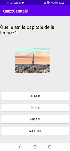 Quiz Capitales - Screenshot 2