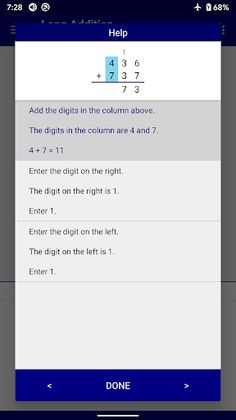 Big Addition: Long Addition - Screenshot 3