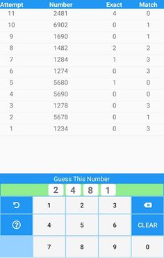 Guess The Number - Screenshot 3