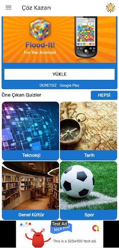 Çöz Kazan - Quiz App - Screenshot 1