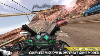 Moto Rider In Traffic - Screenshot 2