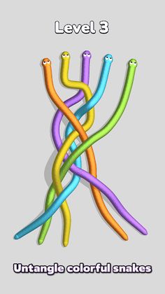 Twisted Snakes: Tangle Master - Screenshot 1