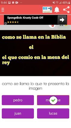 Juego de palabras bíblica - Screenshot 2