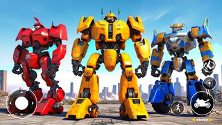 Real Robot Bike Transform Game - Screenshot 1